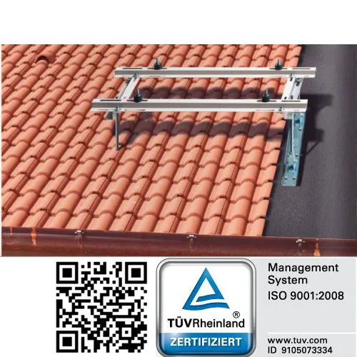 Universal Dachkonsole für Klimaanlagen | Schrägdächer 10° bis 40° - Wand- Boden- Dachkonsolen für Klimaanlagen, ideal für Schrägdächer von 10° bis 40° und sorgt für sichere und stabile Montage.