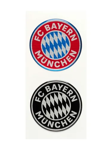FC Bayern München 3D Aufkleber Logo 2er Set