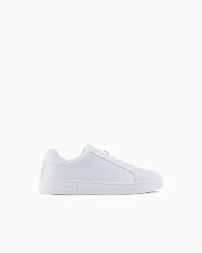 Armani Exchange Herren London Sneaker, Brilliant White, 42 EU - Herren-Sneaker mit action leather Sole für optimalen Komfort und stilvolles Design.
