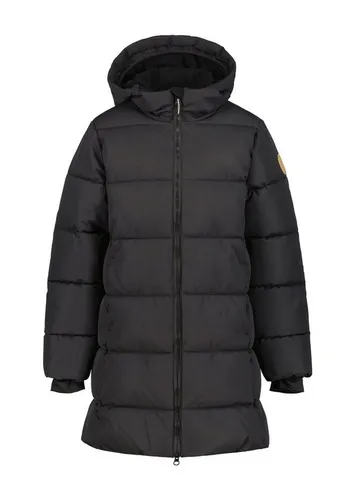 Icepeak Wintermantel schwarz 176 - Sportliche Funktionsjacke, wasser- und windabweisend mit abnehmbarem Fellimitat an der Kapuze, ideal für kalte Wintertage.