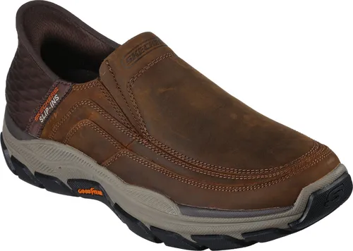 Skechers Sneaker Slip-Ins Respected - Elgin in Braun, Größe 42 - Sneaker mit Slip-In Design für einfachen Einstieg, bequem und stylisch für den Alltag.