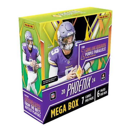 NFL 2024 Panini Phoenix Football Mega Box | 6 Packs