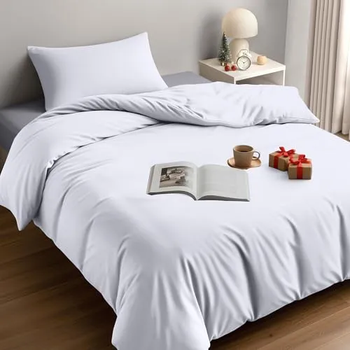 Utopia Bedding Bettwäsche 135x200 Set in weiß von Utopia Bedding