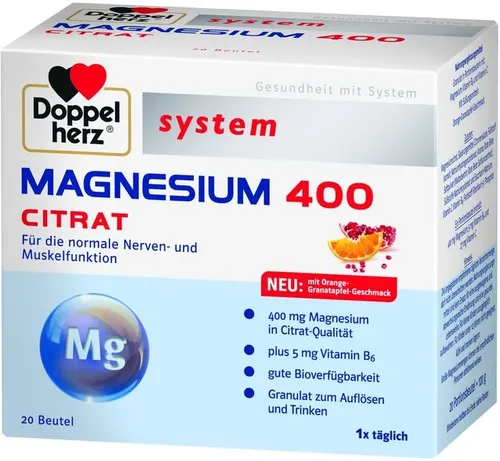Doppelherz system Magnesium 400 Citrat Granulat Inhalt: 120 g