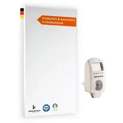 KÖNIGHAUS Infrarotheizung P450 mit Smart-Thermostat - Weiß - Effiziente 450 Watt Infrarotheizung für jeden Raum, ausgestattet mit einem Smart-Thermostat für einfache Steuerung über die App. Flexibles Design für optimale Integration in Wohn- und Arbeitsbereiche.