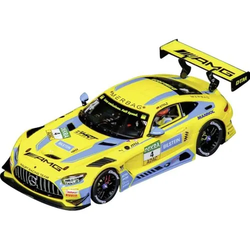Carrera DIGITAL 132 Mercedes-AMG GT3 Evo Team HRT No.4 - Slotcar im Maßstab 1:32, ideal für Carrera DIGITAL und Evolution, mit funktionierenden Front- und Rücklichtern für realistische Rennerlebnisse.