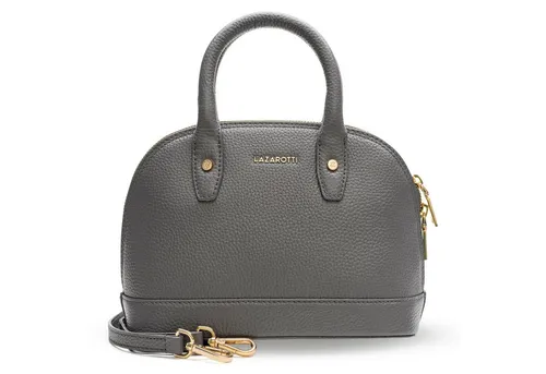 Lazarotti Bologna Leder Handtasche Damen | Stilvolle Henkeltasche mit abnehmbaren Tragegurt - Damen-Henkeltaschen, hochwertiges Rind-Leder, leicht und kompakt mit praktischem Innenfach, ideal für Alltag und besondere Anlässe.