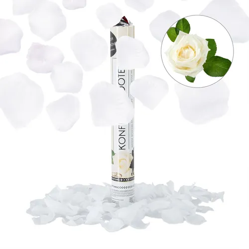 Party popper Konfetti Kanone Hochzeit Rosenblätter Blaster Hochzeitskonfetti