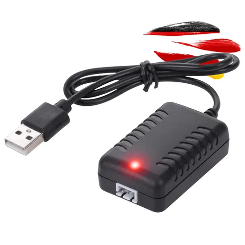 USB‑Ladegerät Ladegerät Netzteil 7.4 V 2000 mAh JST‑XH Ladekabel RC Auto Panzer