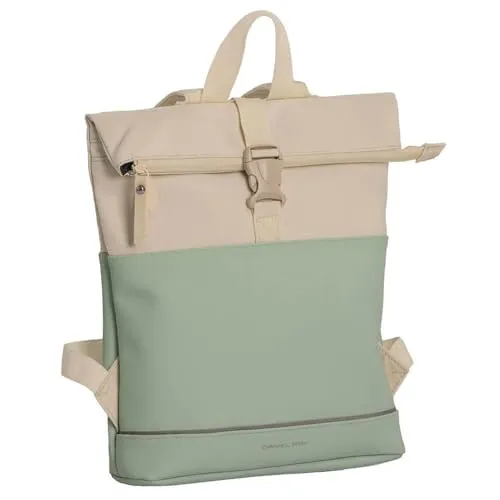 Daniel Ray Rucksack Allentown mit Rolltop-Verschluss - Wasserabweisende Rolltop-Tasche in Mint Green