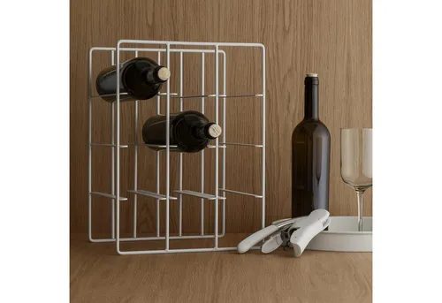 Blomus Weinflaschenregal PILARE Moonbeam für 9 Flaschen in weiß von Blomus