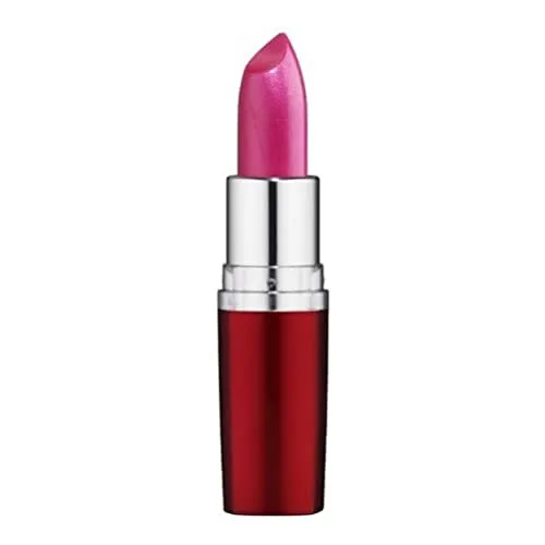 Maybelline New York Make-Up Lippenstift Moisture Extreme Lipstick Glamorous Pink/Knalliges Rosa mit melonigem Duft, 1 x 5 g
