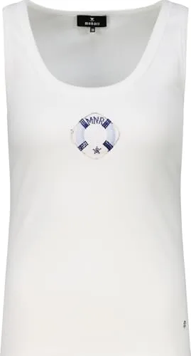 Monari Shirttop - Elegantes Shirttop aus hochwertiger Baumwolle, mit elastischem Material und stilvoller Rippenstruktur. Ideal für modische Akzente im Alltag.