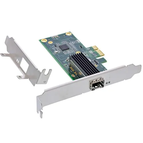 InLine Gigabit Netzwerkkarte mit SFP-Port & PCIe x1 für Glasfaser, 51129A