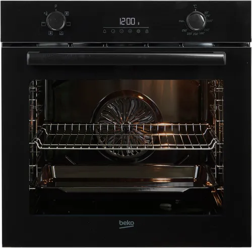 BEKO Einbaubackofen BBIE17300B - Backofen mit Teleskopauszug nachrüstbar, SteamShine Selbstreinigung und Energieeffizienzklasse A für energieeffizientes Kochen.