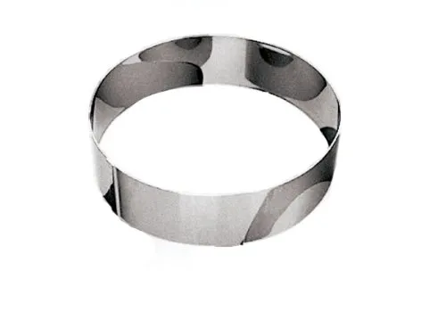 GOBEL - Edelstahl-Pâtisserie-Ring Ø 28 cm - Edelstahl-Vacherin-Ring - Höhe 6 cm - Schnelles und perfektes Herauslösen aus der Form - Höchste Qualität - Hergestellt in Frankreich.