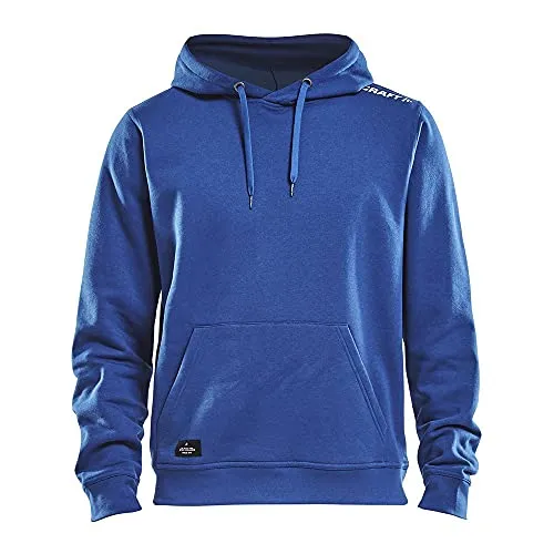 Craft Community Hoodie Men cobalt XL - Outdoor Hoodie für Herren, vielseitig einsetzbar für Sport und Freizeit, atmungsaktive Mikrofaser-Baumwolle für hohen Tragekomfort und verstellbare Kapuze.
