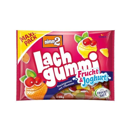 Produktbild Nimm2 Fruchtgummis Lachgummi Frucht und Joghurt, 376g