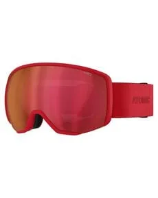 Atomic Revent L HD Skibrille red - Wintersport-Brillen mit HD Scheibentechnologie für optimalen Kontrast und Tiefenwahrnehmung. Ideal für Skifahrer, die Komfort und Sichtbarkeit schätzen.