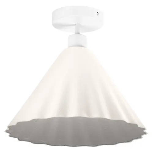Ledvance Deckenleuchte Decor Pulp Ceiling Weiß Ø31cm max. 9W E27 aus Pappmaché