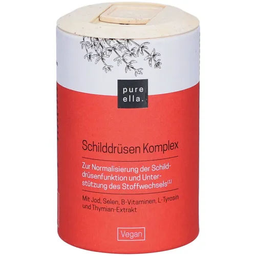 pure ella. Schilddrüsen Komplex Kapseln mit Jod, Selen und B-Vitaminen