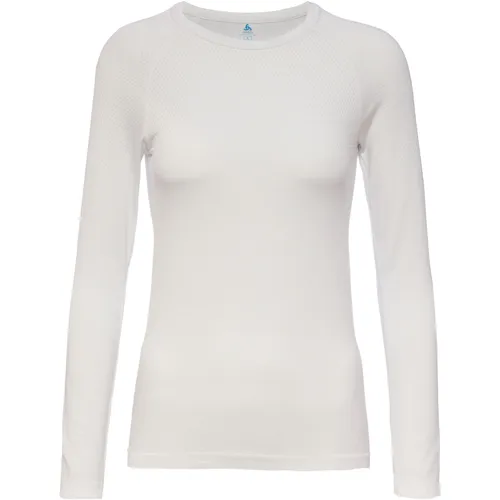 Odlo Performance Light Langarmshirt für Damen S - Funktionsunterwäsche mit ZeroScent-Technologie für geruchsfreiem Tragekomfort und optimaler Luftzirkulation – perfekt für Wandern und Outdoor-Aktivitäten.