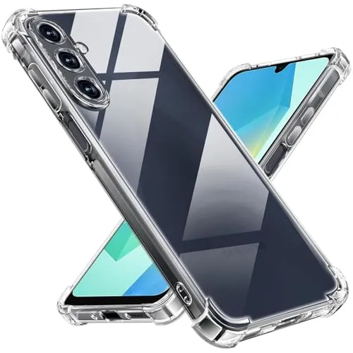 CoolGadget Rugged Handyhülle für Samsung Galaxy A17 5G Rugged Case, stoßdämpfende TPU Hülle Transparent Klar, kompatibel mit Samsung Galaxy A17 5G (6,7 Zoll)