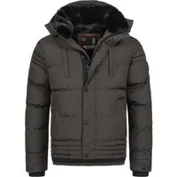 Produktbild Alessandro Salvarini Herren Winterjacke AS-281 mit Teddyfell & abnehmbarer Kapuze