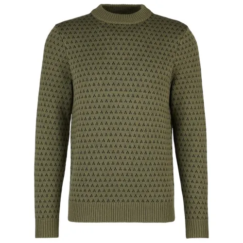 Stoic - Heavy MerinoKnit MMXX.Norrbotten Sweater - Merinopullover Gr M oliv