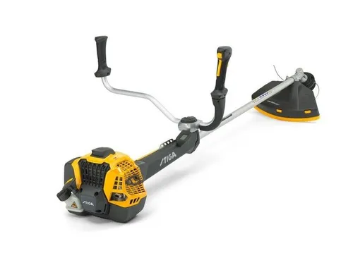 STIGA BC 760 B - Benzin-Bürstenmäher mit Digitalanzeige - Leistungsstarker Rasentrimmer mit 52,8 CCM Motor und 45 cm Schnittbreite. Ergonomischer Holm und digitales Display für optimale Kontrolle und Wartungshinweise.