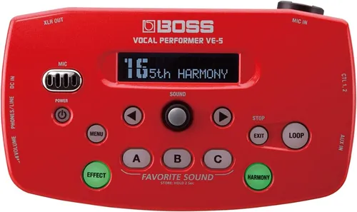 BOSS VE-5-RD Vocal Performer Rot Neu aus Japan