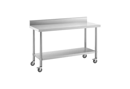 Royal Catering RCAT-150/60-WS Edelstahltisch mit Rollen von Royal Catering