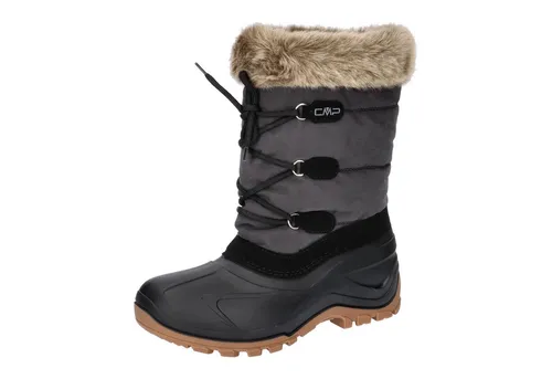 CMP Winterstiefel Schwarz Größe 36 für Damen - Wanderschuhe für Damen mit wärmendem Textilfutter und rutschhemmender Laufsohle, ideal für kalte Tage und Outdoor-Aktivitäten.