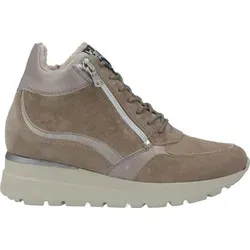 Waldläufer Komfort Stiefeletten H-Feli Damen 31363238343333 Beige 38 EU - Wanderschuhe für Damen, warmer Winterstiefel aus hochwertigem Leder mit herausnehmbarer Decksohle und Reißverschluss für optimalen Komfort und Schutz bei kaltem Wetter.