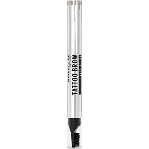 Maybelline New York Augenbrauenstift zum Auffüllen und Liften, Bis zu 24 Stunden gestylte Augenbrauen, Tattoo Brow Lift 2-in-1, Farbe: 01 Blonde, 1 Stück