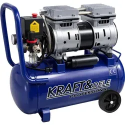 KRAFT&DELE Druckluft Kompressor KD4099, ölfrei, 24L, 1200W, 220L/min