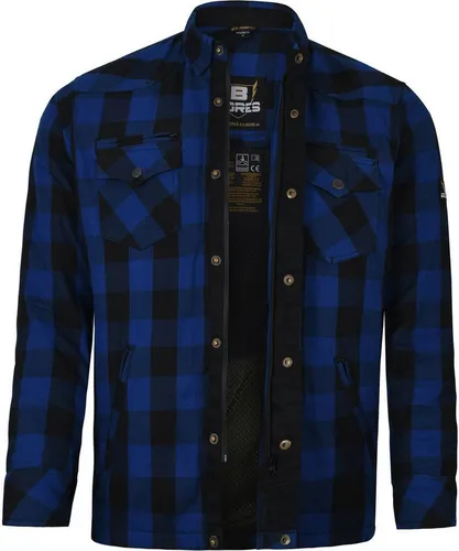 Bores Motorradjacke Lumberjack Premium - Hochwertige Motorradjacke mit BORTEXX® Aramid-Gewebe für optimalen Schutz und Tragekomfort. Ideal für sicheres Fahren, wasserabweisend und atmungsaktiv.