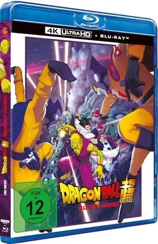 Dragon Ball Super: Super Hero - The Movie - Limited Edition 4K UHD & Blu-ray - Filme in 4K UHD mit Lenticular-Cover, perfekt für Fans und Sammler, freigegeben ab 12 Jahren.