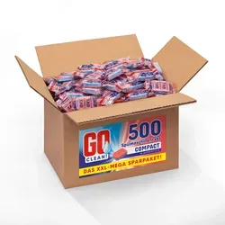 GOclean Spülmaschinentabs Compact Classic, XXL Mega Sparpaket, kraftvolle Reinigung, 500 Tabs