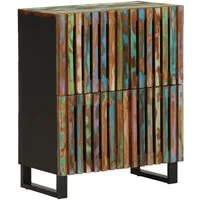 vidaXL Sideboard 60x34x75 cm Massivholz Akazie 377568 von vidaXL