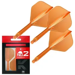Target K-Flex No 2 (Standard) Flight-System - Neon Orange - 33mm/medium