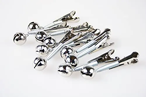 Angel Glöckchen York Bissanzeiger Aalglocke mit Klemme Angelzubehör 10Stk Set (16mm)