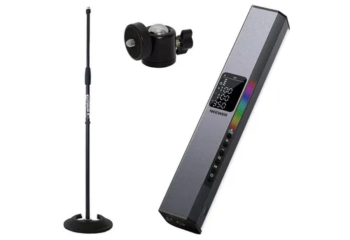 Neewer Videoleuchte Neewer Stablicht RGB1 RGB LED-Leuchte mit Stativ und Kugelgelenk, Videografie, Fotografie, Content-Creator, Filmemacher