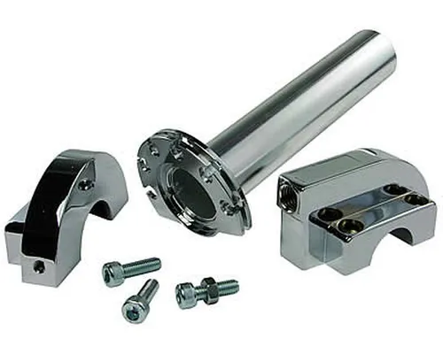 Gasgriff Naraku Kurzhub Chrom - universal