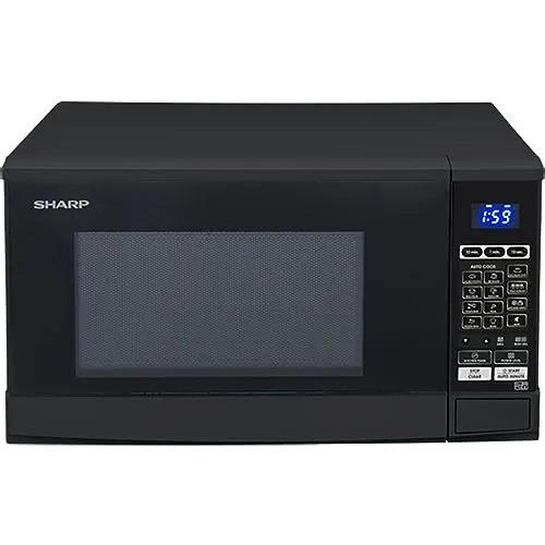 Sharp R670BK 2in1 Mikrowelle mit Grill - Mikrowelle mit 20L Garraum und 800W Mikrowellenleistung. Ideal zum schnellen Garen und Bräunen von Speisen dank 14 AutoCook-Programmen und intuitiver TouchControl-Bedienung.