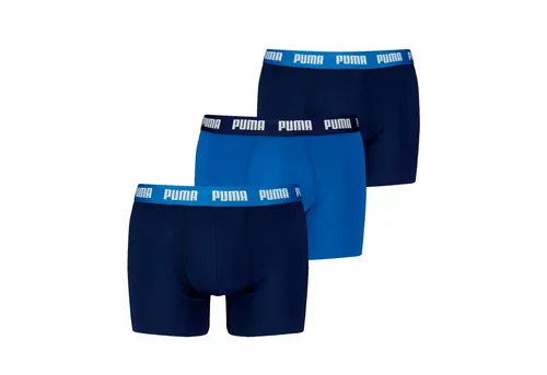 PUMA Herren Boxershorts 3-er Pack | Komfortable Boxershorts in XXL - Unterwäsche für Herren, 3er Pack in True Blue, bietet hervorragenden Tragekomfort und optimale Bewegungsfreiheit.