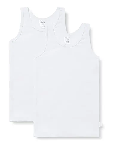 Schiesser Unterhemd Basic Kids (2-St) weiß 104 von Schiesser
