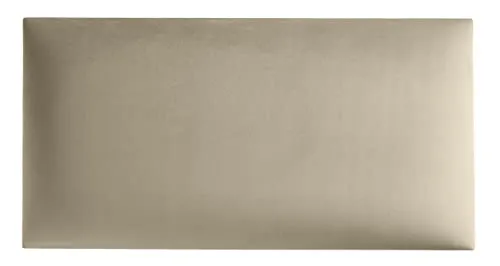 softwalls Wandkissen Samt mit 50mm Polsterung - Bett Kopfteil Wandpolster - Wandverkleidung - Wandpaneele | 60 x 30 Creme Beige