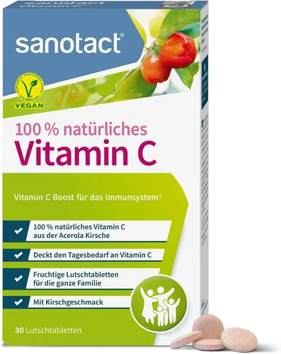 sanotact Vitamin C Lutschtabletten von Sanotact