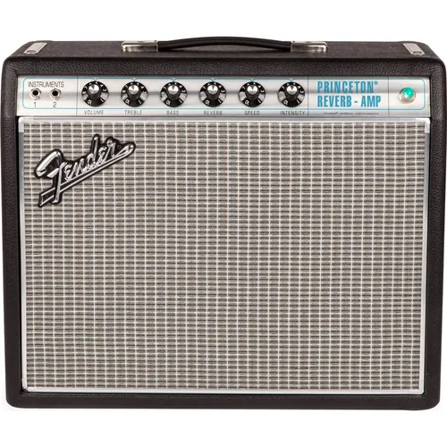 Fender 68 Custom Princeton Re B-Stock - B-Stock Gitarrenverstärker, 12 Watt Röhrencombo mit Vintage Sound, ideal für Studio und Bühne, inklusive Fußschalter und Cover, leichte Gebrauchsspuren möglich.